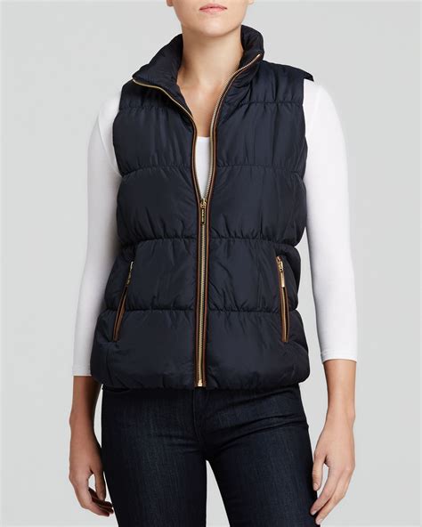 michael kors puffer vest womens|michael kors quilted puffer vest.